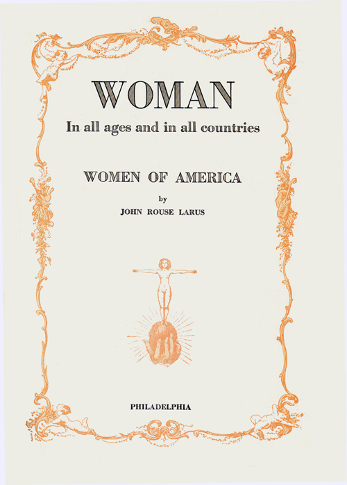(image for) WOMAN In All Ages and In All Countries, America., Vol. 4. - Click Image to Close